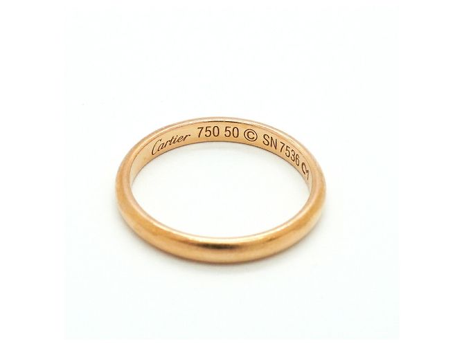 Cartier Ehering aus 18K Roségold - Ansicht 4