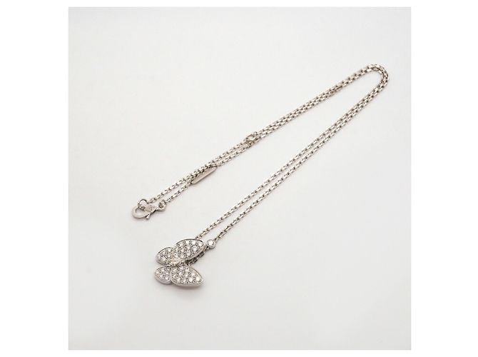 Collana Van Cleef & Arpels in oro bianco 18K e diamanti - vista 3