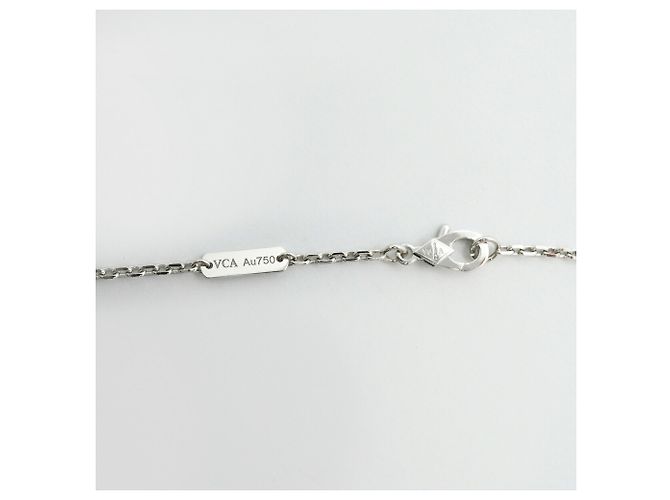 Collana Van Cleef & Arpels in oro bianco 18K e diamanti - vista 4