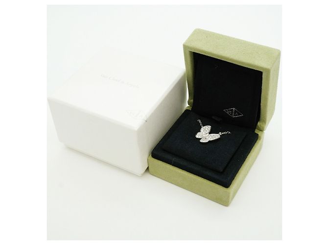 Collana Van Cleef & Arpels in oro bianco 18K e diamanti - vista 6