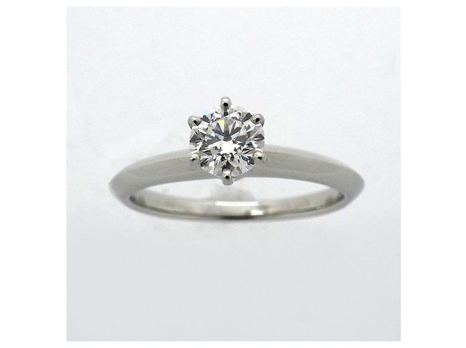 Autre Marque Tiffany & Co. Platin-Solitärring - Ansicht 2
