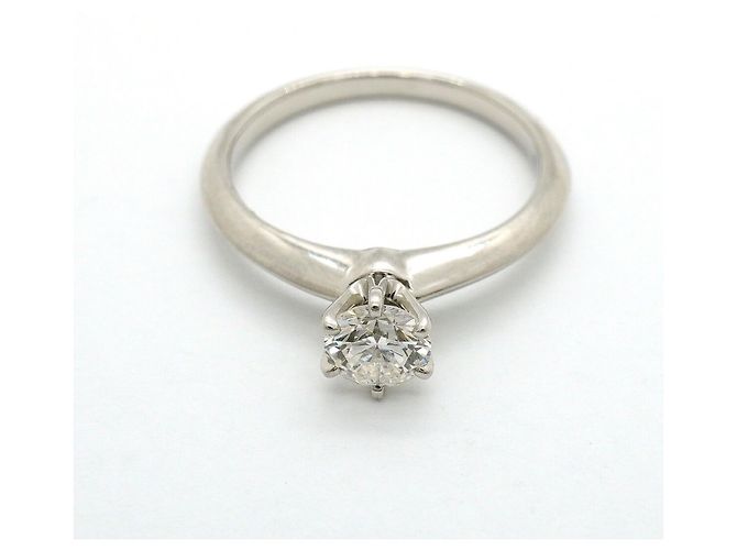 Autre Marque Tiffany & Co. Platin-Solitärring - Ansicht 3