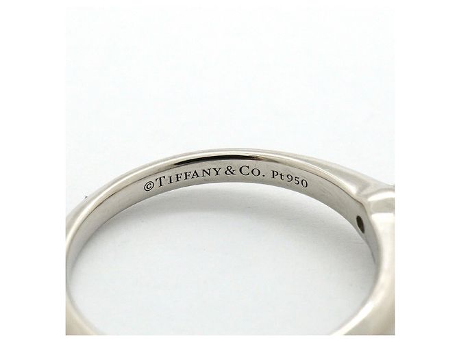 Autre Marque Tiffany & Co. Platin-Solitärring - Ansicht 4