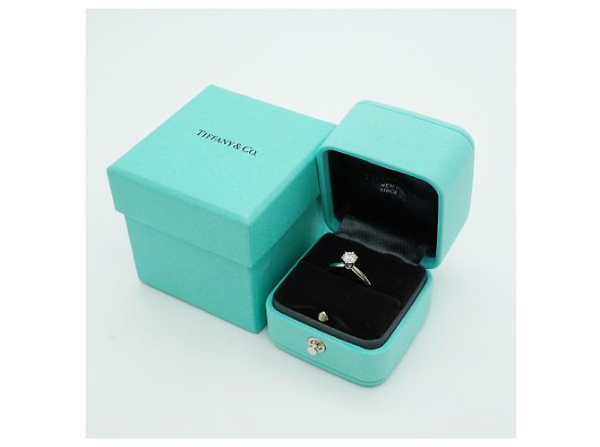 Autre Marque Tiffany & Co. Platin-Solitärring - Ansicht 7