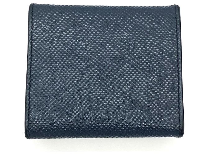 Prada Saffiano Triangle Coin Case in Navy - view 2