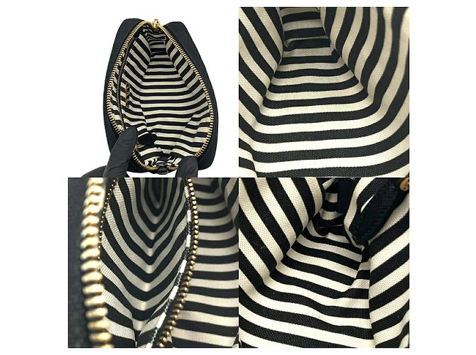Pouch Prada Canapa in Black - vista 6