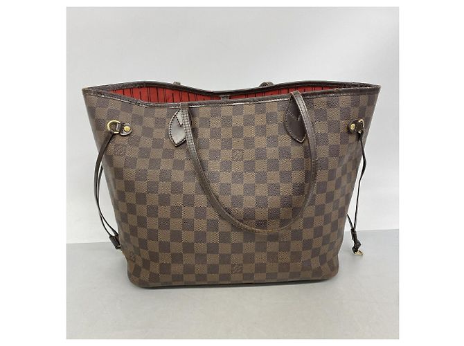 Borsa Tote Louis Vuitton Damier Neverfull MM N51105 Ebene - vista 12