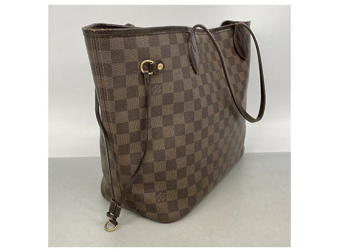 Borsa Tote Louis Vuitton Damier Neverfull MM N51105 Ebene - vista 2