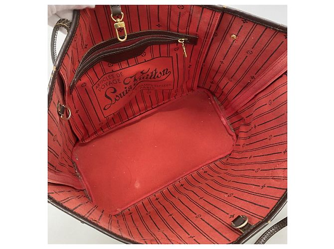 Borsa Tote Louis Vuitton Damier Neverfull MM N51105 Ebene - vista 4