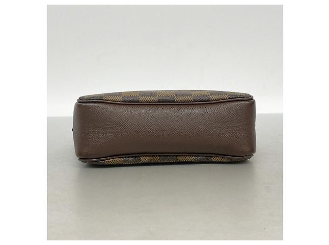 Louis Vuitton Damier Trousse Makeup Bag/Pouch N51982 Eben - vista 3