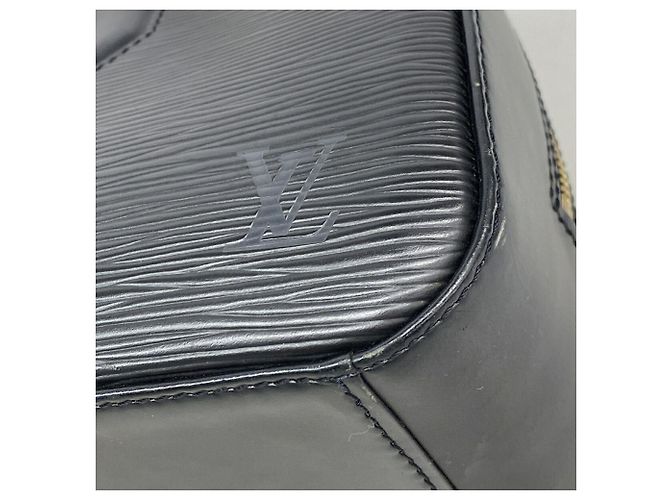 Borsa Louis Vuitton Epi Jasmine M52082 in Noir - vista 7