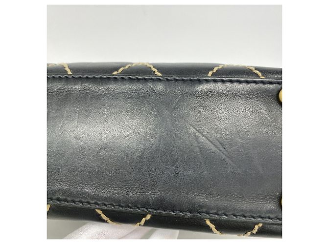 Chanel Wild Stitch Leder-Tote Bag - Ansicht 14