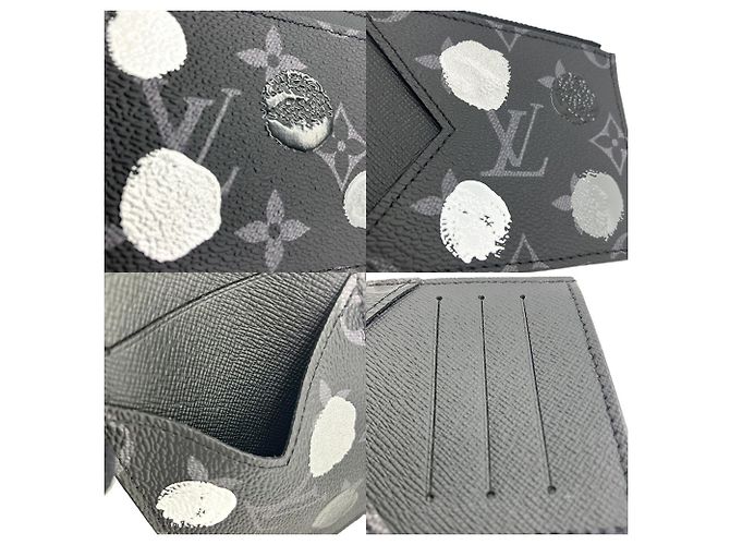 Portacarte e portamonete Louis Vuitton Monogram Eclipse - vista 5