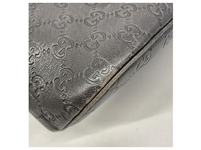 Borsa a mano Gucci in pelle marrone scuro - vista 6