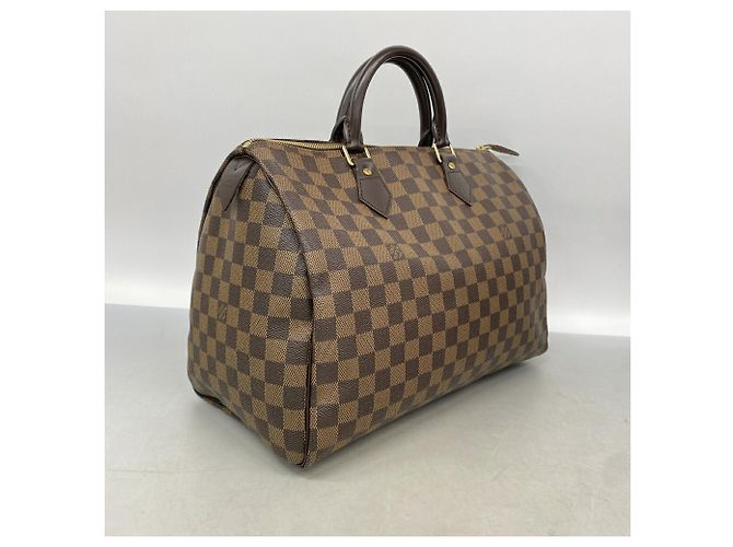 Borsa Louis Vuitton Damier Speedy 35 in Ebene - vista 2
