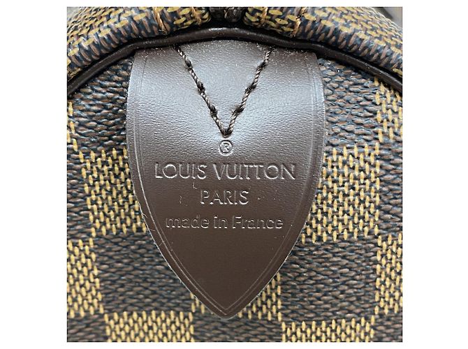 Borsa Louis Vuitton Damier Speedy 35 in Ebene - vista 5