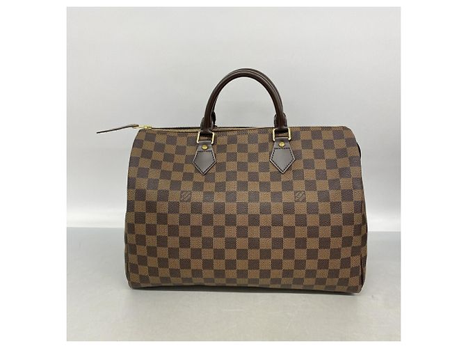 Borsa Louis Vuitton Damier Speedy 35 in Ebene - vista 9