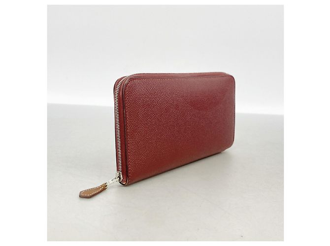 Hermès Billetera Larga Hermes Azap en Piel Epsom Rouge H - vista 2