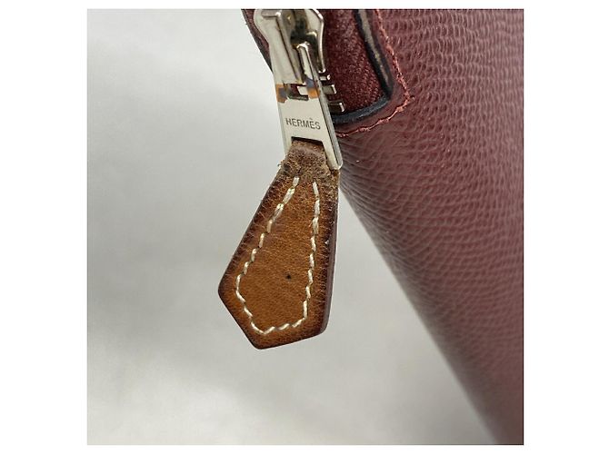 Hermès Billetera Larga Hermes Azap en Piel Epsom Rouge H - vista 6