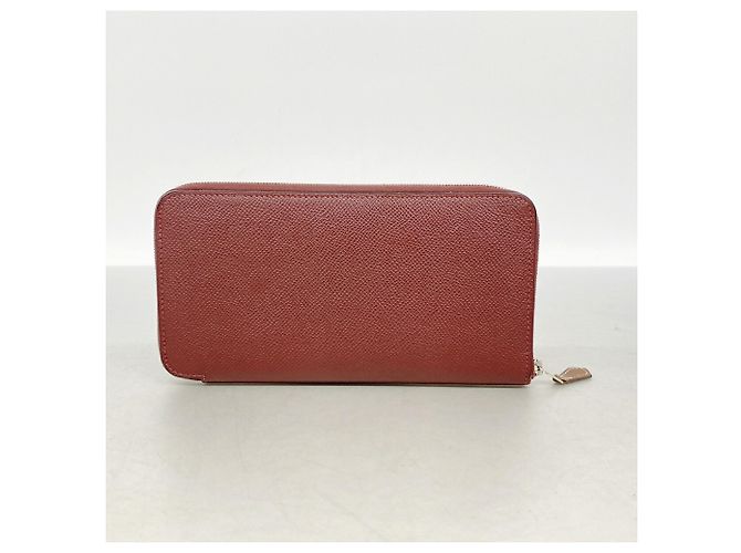Hermès Billetera Larga Hermes Azap en Piel Epsom Rouge H - vista 7