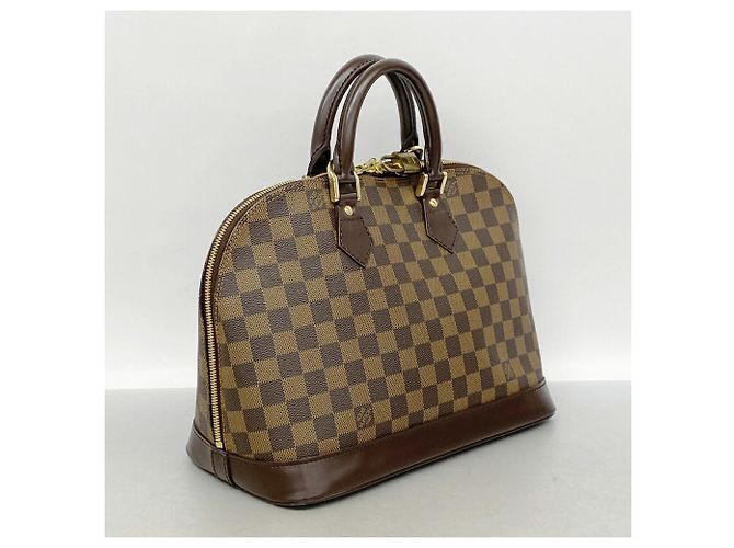 Borsa Louis Vuitton Damier Alma N51131 Ebene da donna - vista 2