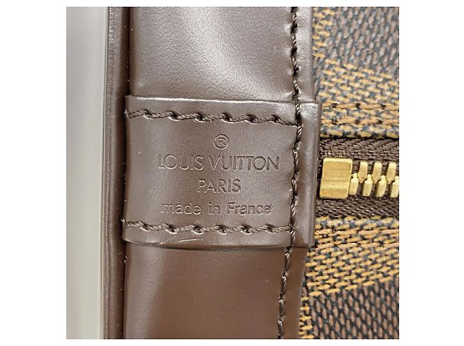 Borsa Louis Vuitton Damier Alma N51131 Ebene da donna - vista 5
