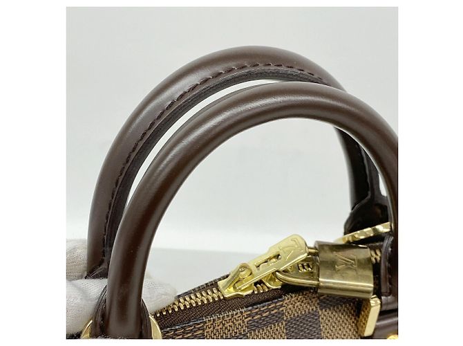 Borsa Louis Vuitton Damier Alma N51131 Ebene da donna - vista 6