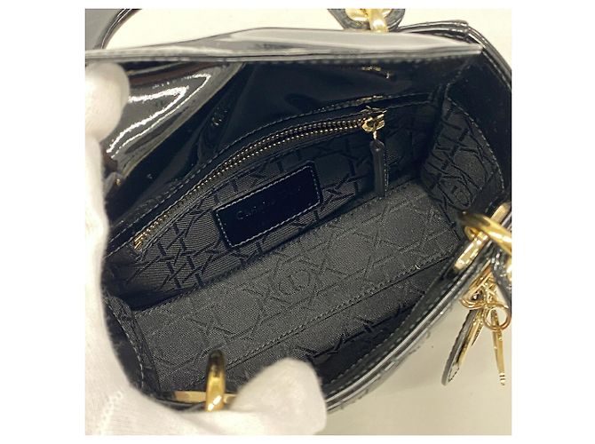 Borsa a mano Christian Dior Cannage Lady - vista 4