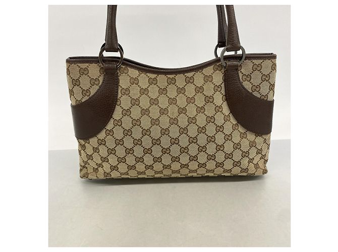 Borsa Gucci GG Canvas in Beige - vista 13