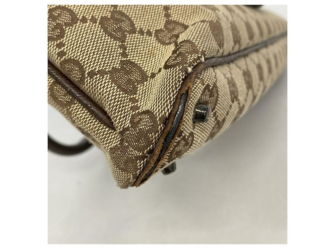 Borsa Gucci GG Canvas in Beige - vista 6