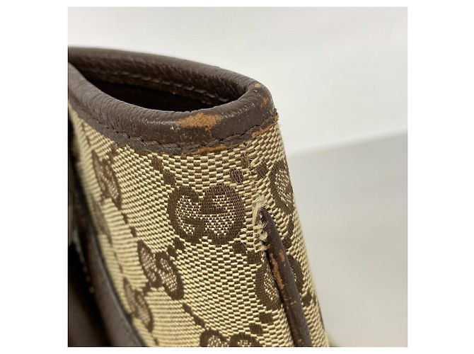 Borsa Gucci GG Canvas in Beige - vista 7