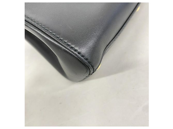 Borsa a mano Gucci Sylvie in pelle nera - vista 6
