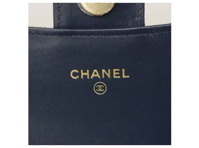 Marsupio Chanel in denim blu - vista 5