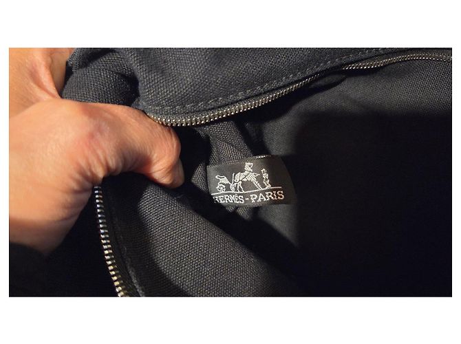 Hermès Troca Medium Canvas Shopper Tasche - Ansicht 10