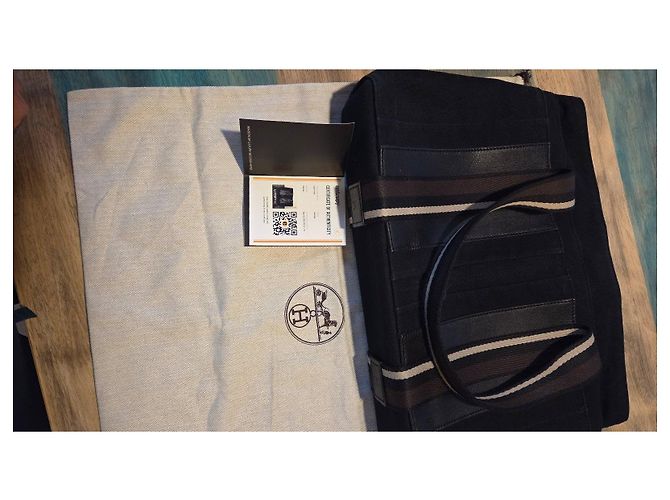 Hermès Troca Medium Canvas Shopper Tasche - Ansicht 2