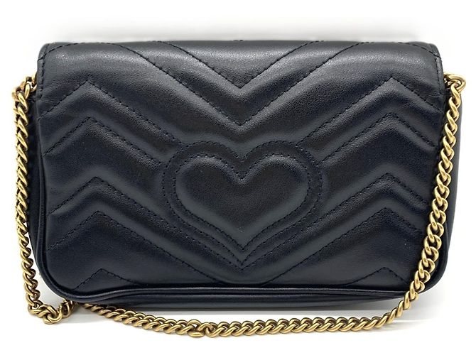 Gucci GG Marmont gesteppte Leder-Schultertasche - Ansicht 2