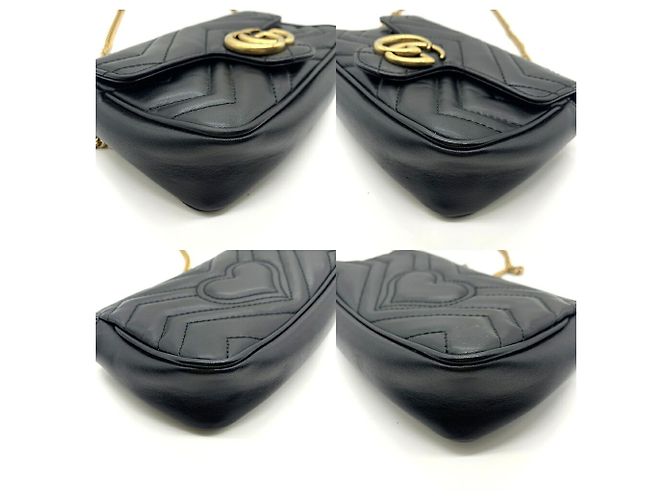Gucci GG Marmont gesteppte Leder-Schultertasche - Ansicht 3