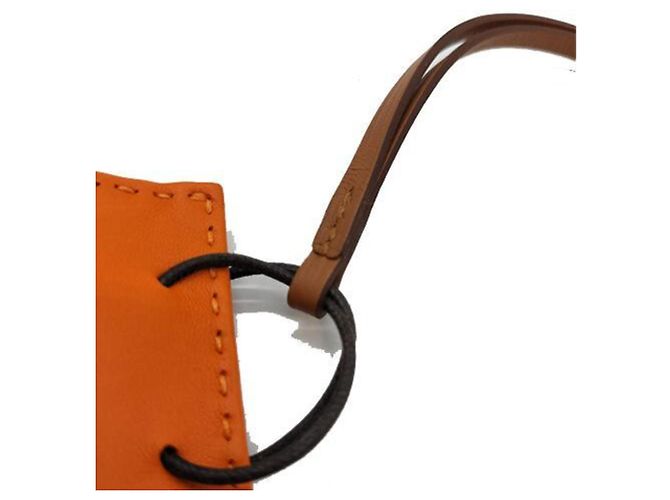 Hermès Sac Orange Handbag Charm - vista 4