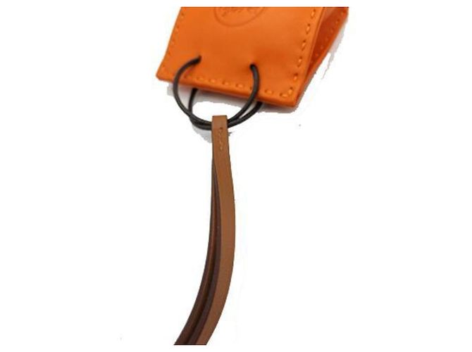 Hermès Sac Orange Handbag Charm - vista 5