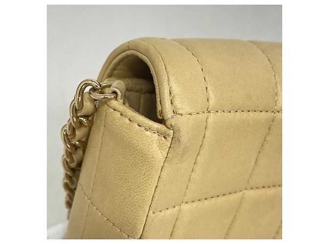 Borsa a tracolla con catena Chanel Chocolate Bar - vista 8