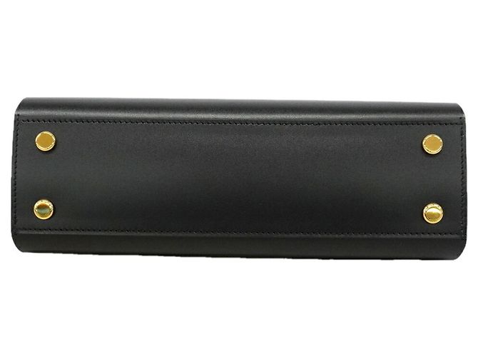Hermès Borsa a tracolla Hermes in pelle Swift nera - vista 3