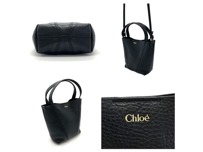 Borsa Tote Chloé Spin Small - vista 4