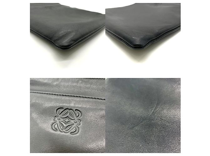 Borsa a tracolla Sacoche in pelle goffrata Anagram Loewe - vista 3