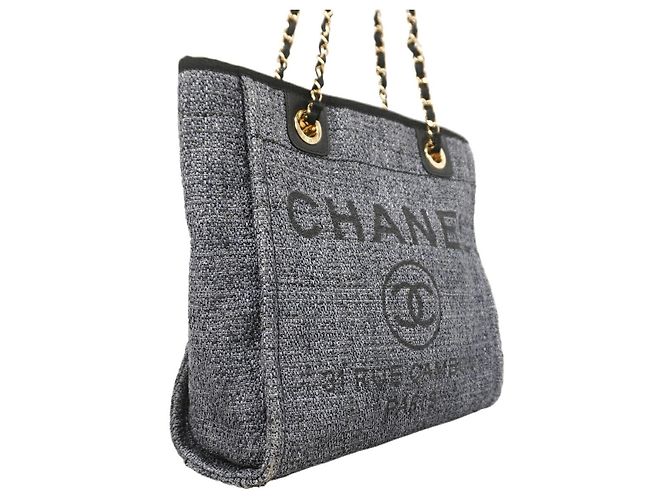Chanel Deauville Raffia Chain Tote Bag - Ansicht 2