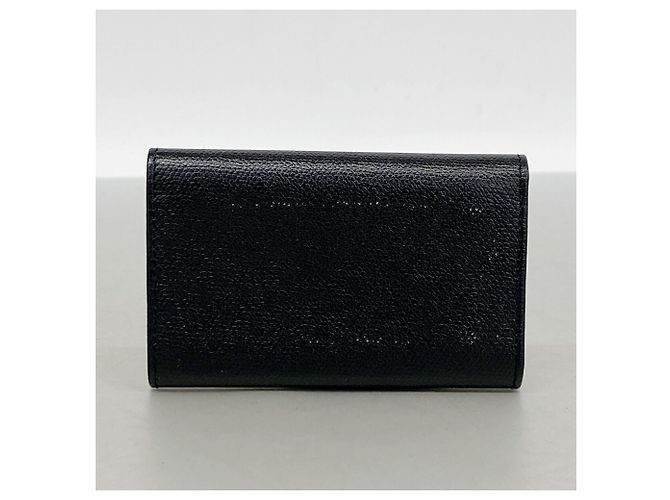 Portachiavi Chanel in pelle nera - vista 8