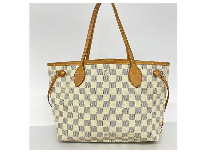 Borsa Tote Louis Vuitton Damier Azur Neverfull PM - vista 12