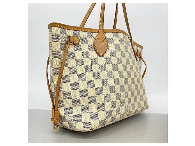 Borsa Tote Louis Vuitton Damier Azur Neverfull PM - vista 2