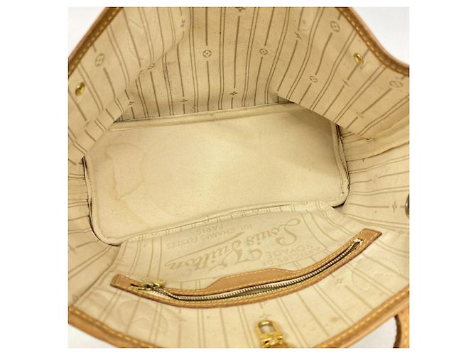 Borsa Tote Louis Vuitton Damier Azur Neverfull PM - vista 4