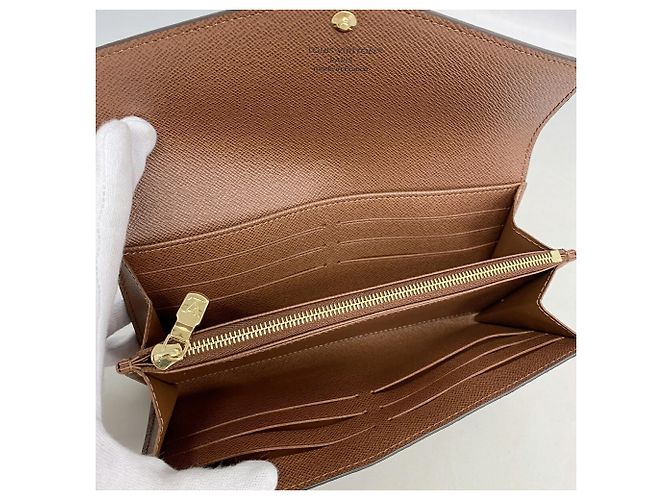 Louis Vuitton Monogram Portefeuille Sarah Long Wallet - vista 3