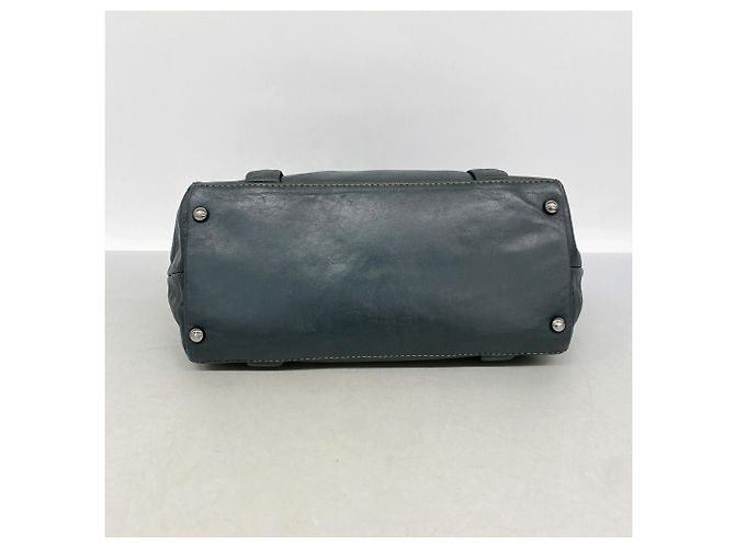 Borsa Tote Chanel verde scuro - vista 3